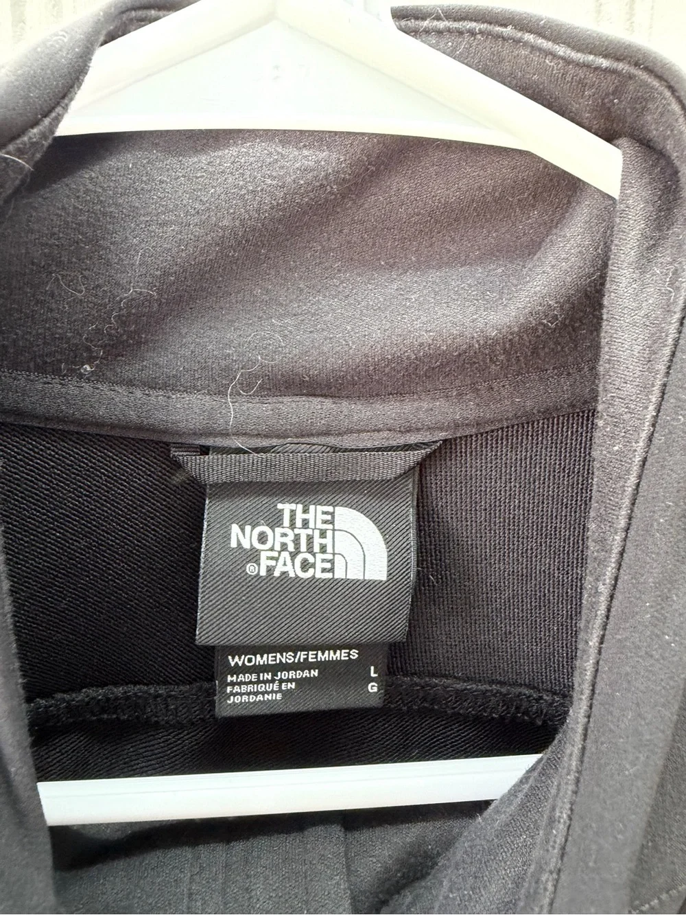 The North Face Black Softshell full zip Performance Jacket